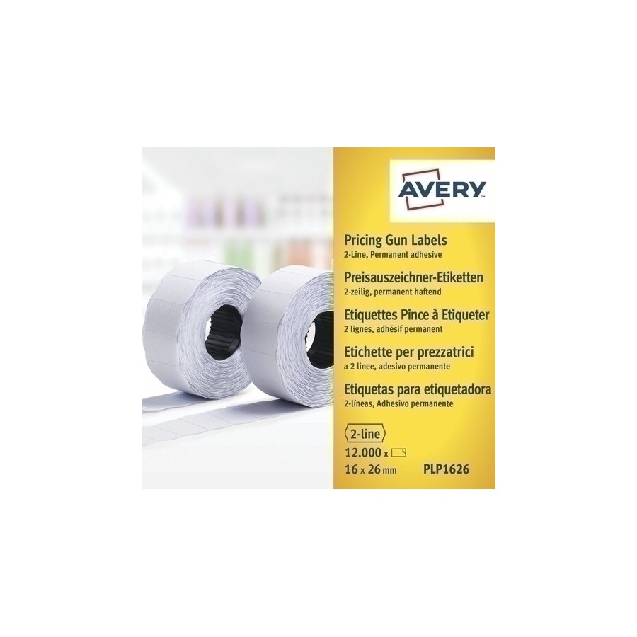 ETIQ.PRECIOS AVERY 26x16 BLANCO