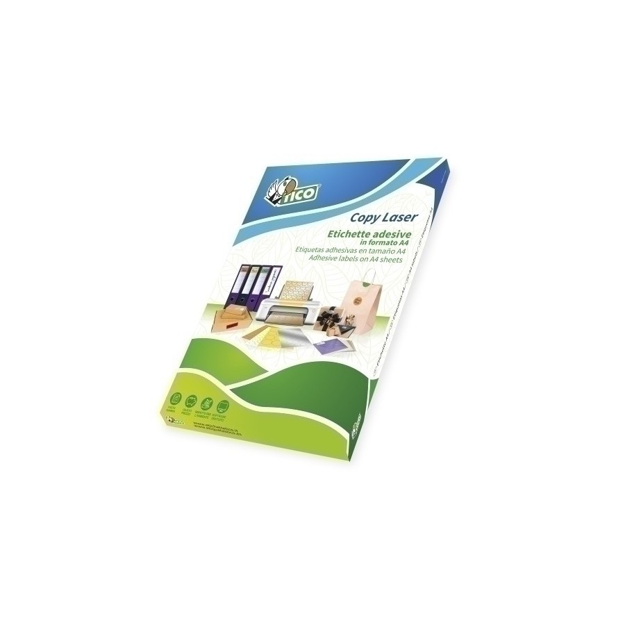 ETIQ.IMP.TICO LP4W-7025 100h A4 BLANCA
