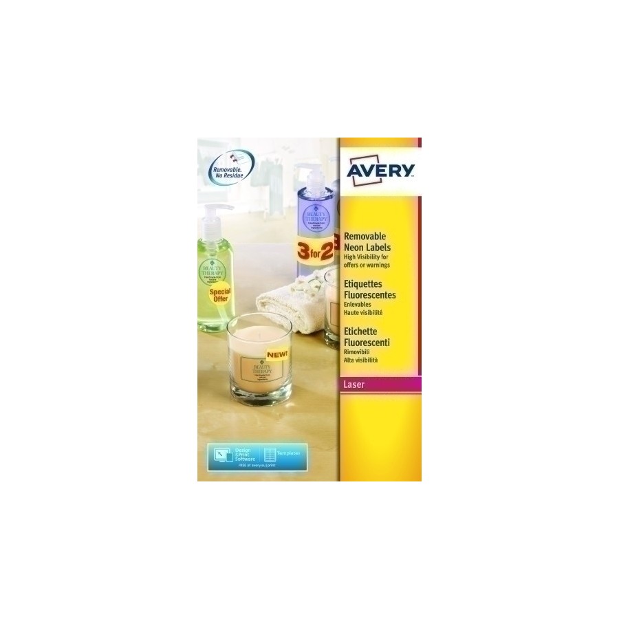 ETIQ.IMP.AVERY L7263Y 25h A4 F.NJ.99,1x3