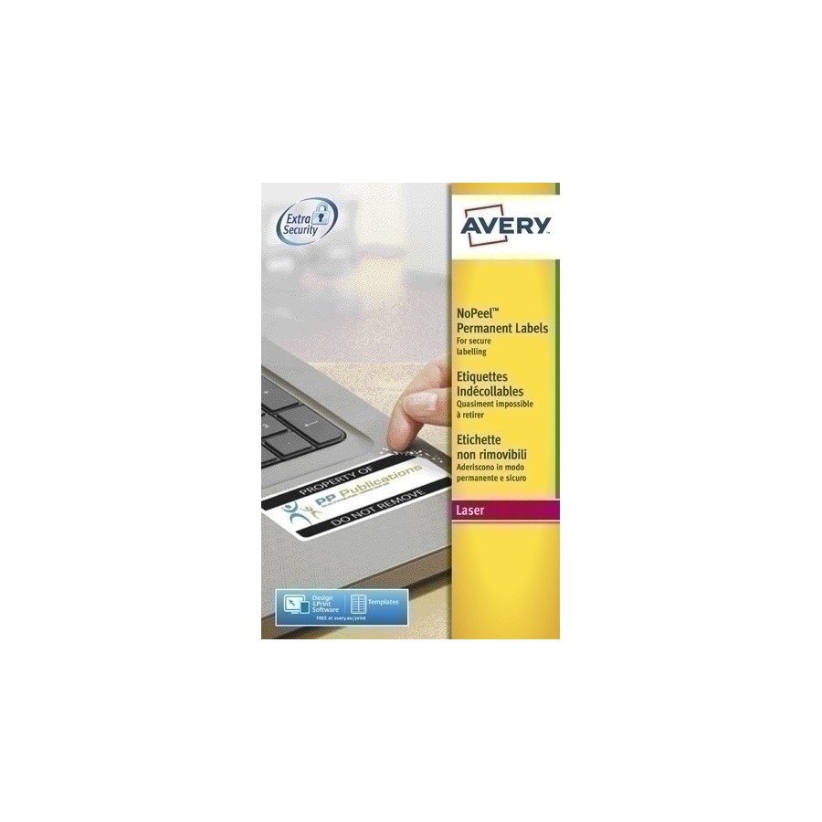 ETIQ.IMP.AVERY L6145 20h A4 SEGUR.45,7x2