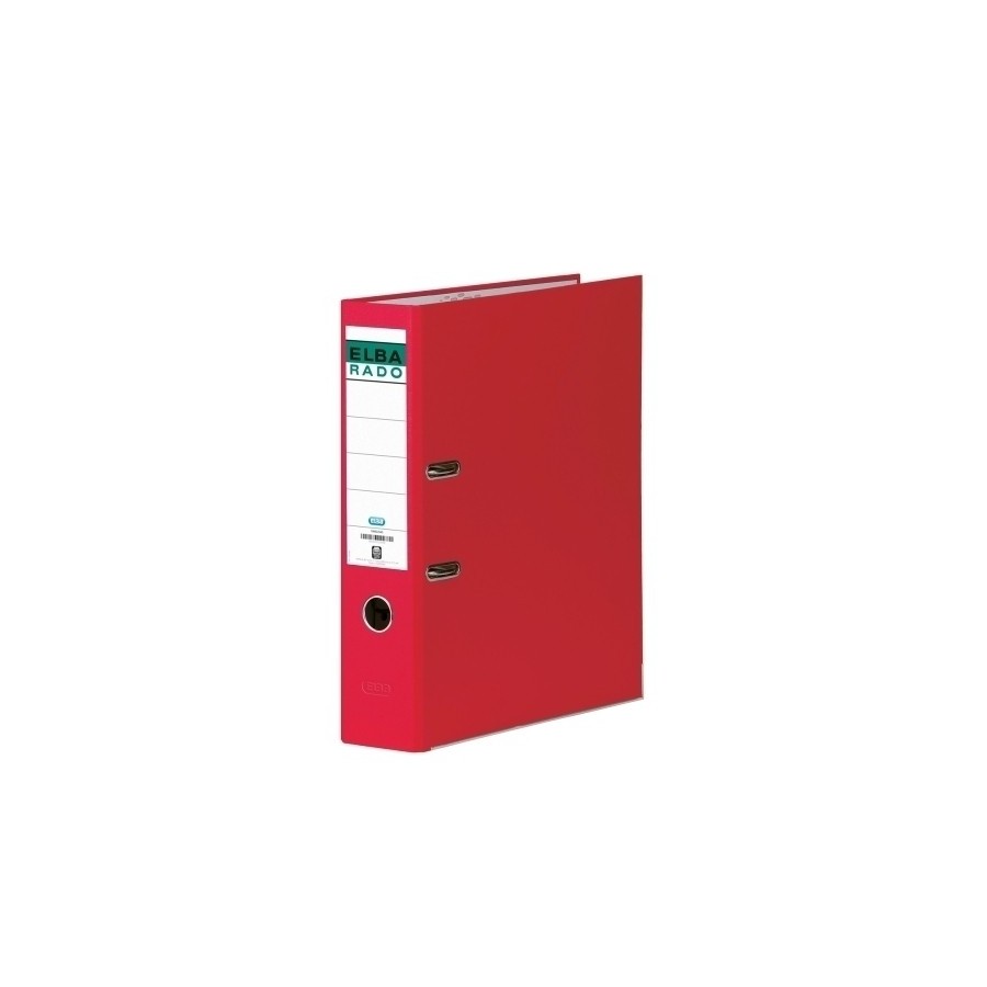 ARCHIVADOR ELBA PVC RADO CHIC Fº 80 ROJO