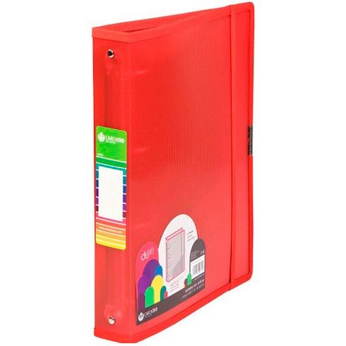 CARPETA CARCHIVO DUNE A4+ 4 AN.40 ROJO