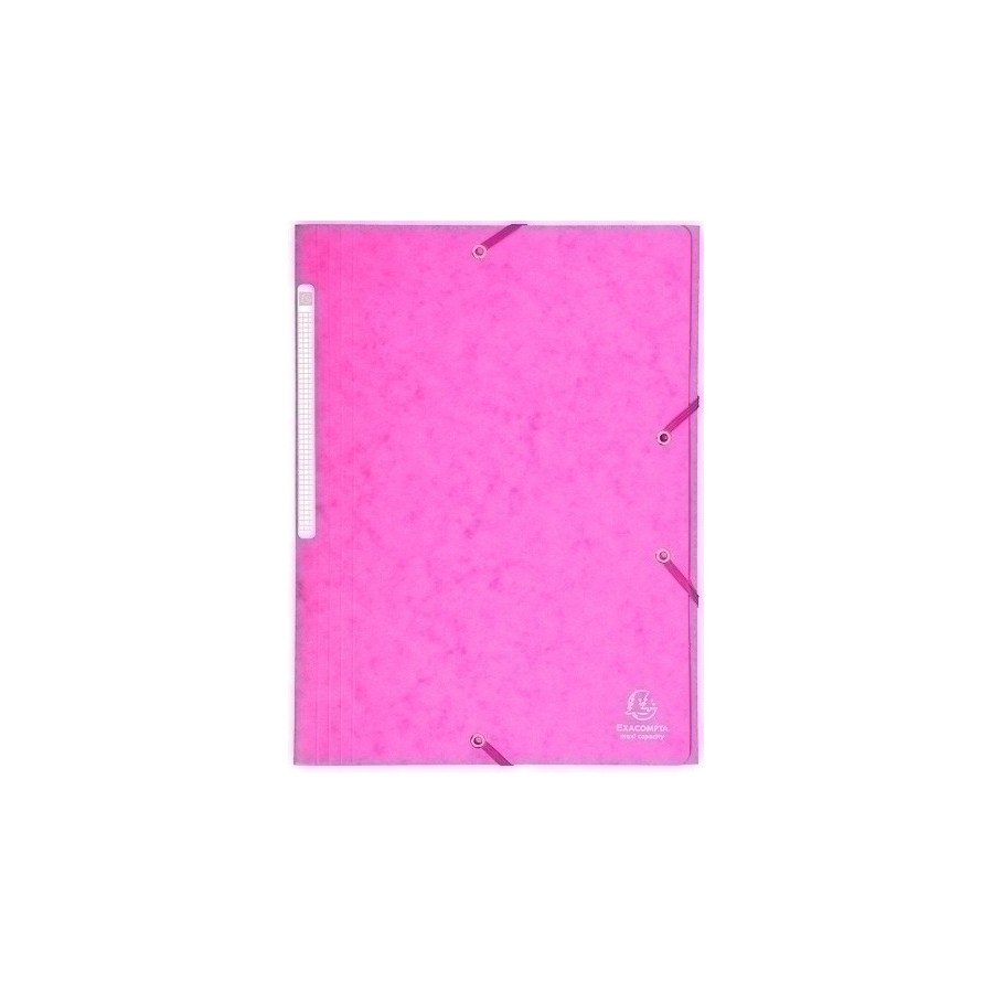 CARPETA SOLAP.EXACOMPTA CART. A4 FUCSIA