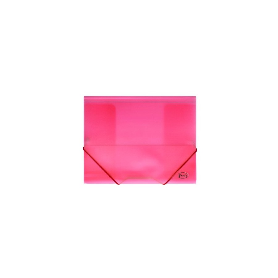 CARPETA SOLAP.FOROFIS PP A4 TRANS. ROJO
