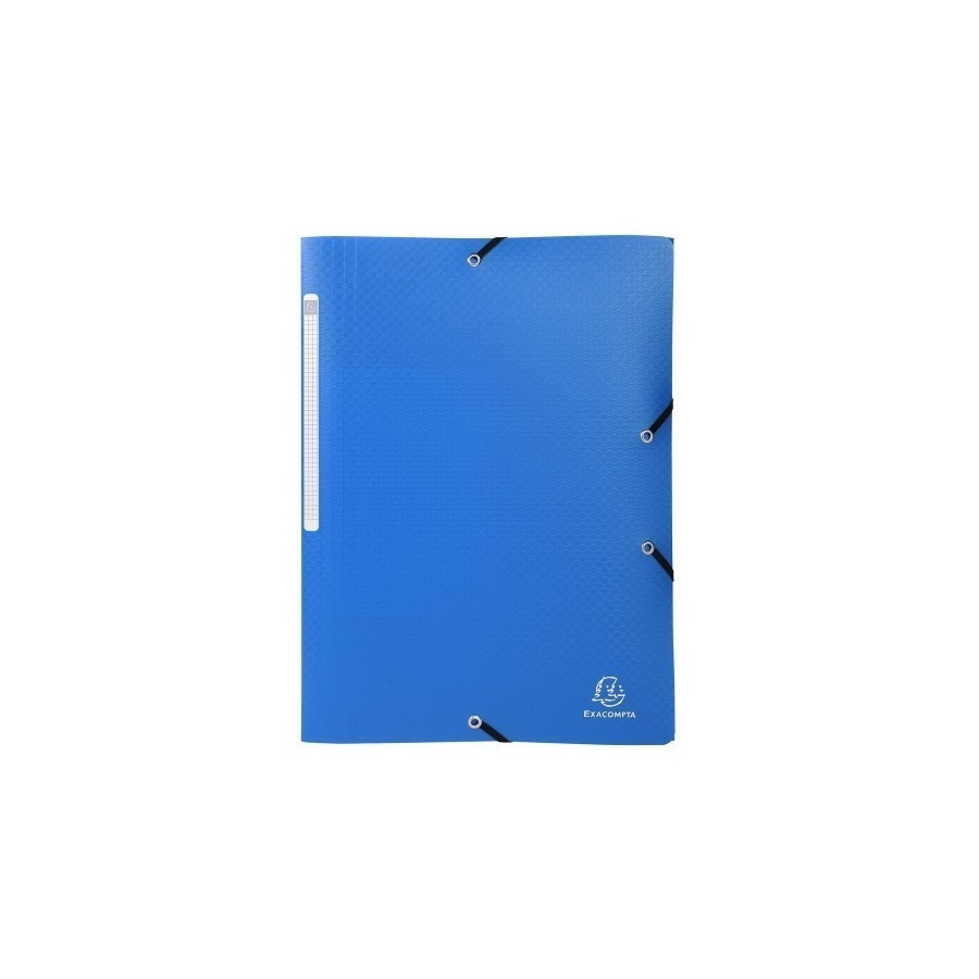 CARPETA SOLAP.EXACOMPTA PP A4 AZUL