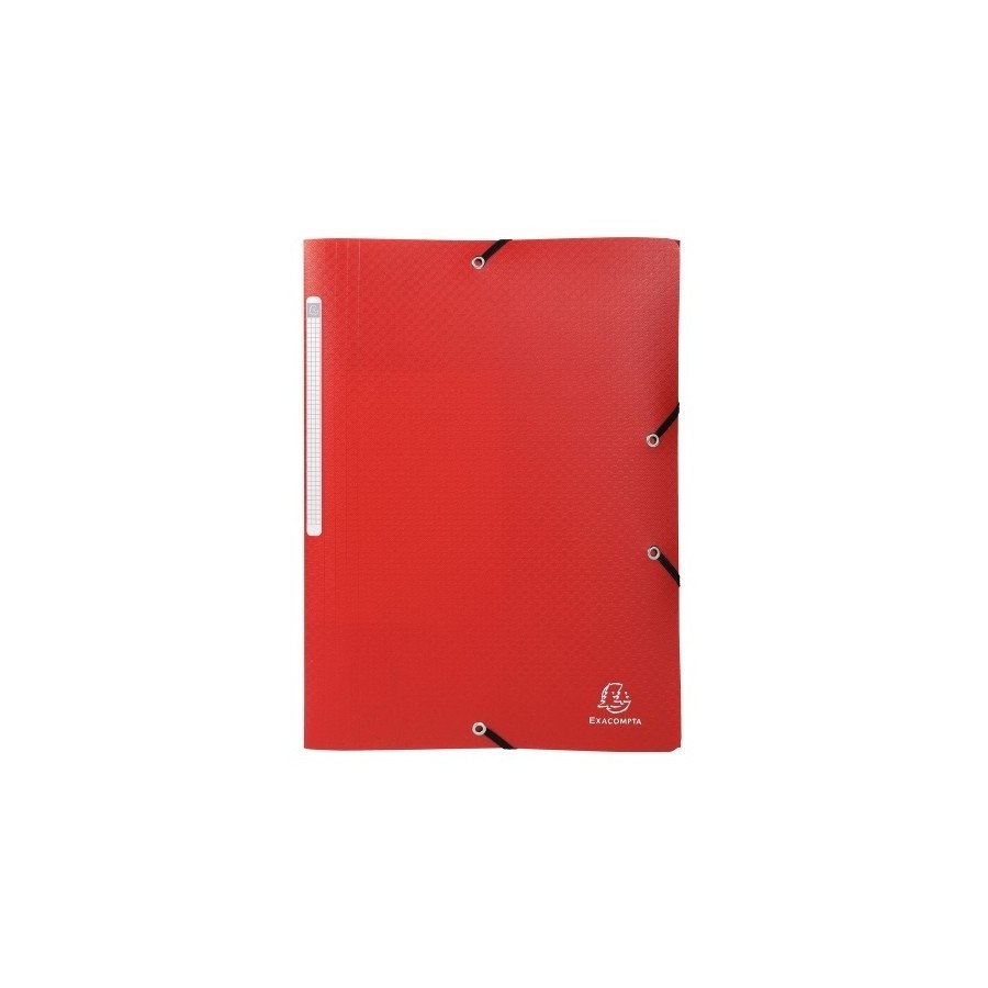 CARPETA SOLAP.EXACOMPTA PP A4 ROJO
