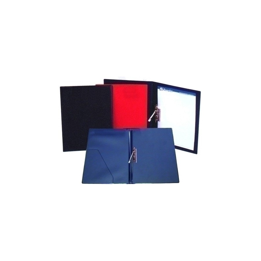 CARPETA MINICLIP LAT. IBERP.PVC Fº NEGRO