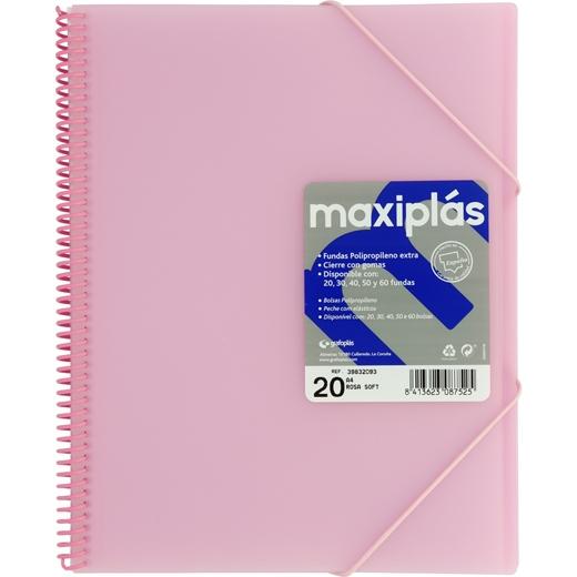 TARIF.GRAF.ESP.PP MAXIPLAS A4 20 F.ROSA