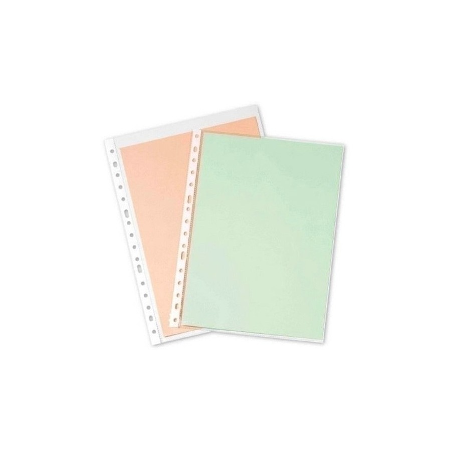 FUNDA MULT.PARDO PP 90µ CRIS.A4 16 P/100