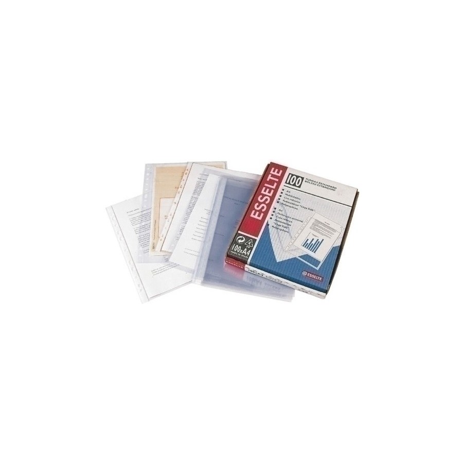 FUNDA MULT.ESS.PVC 80µ LISO Fº 16 P/100