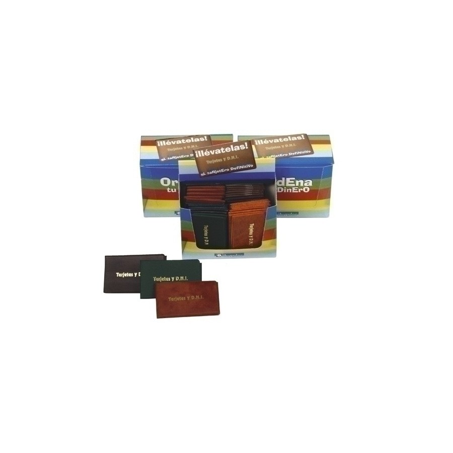 FUNDA CARNET IBERP.PVC TARJ.+NIF P/40