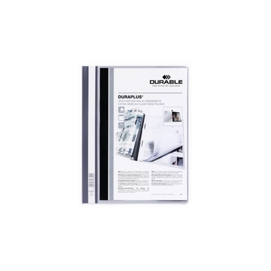 DOSSIER FASTENER DURAPLUS 2579 A4 GRIS