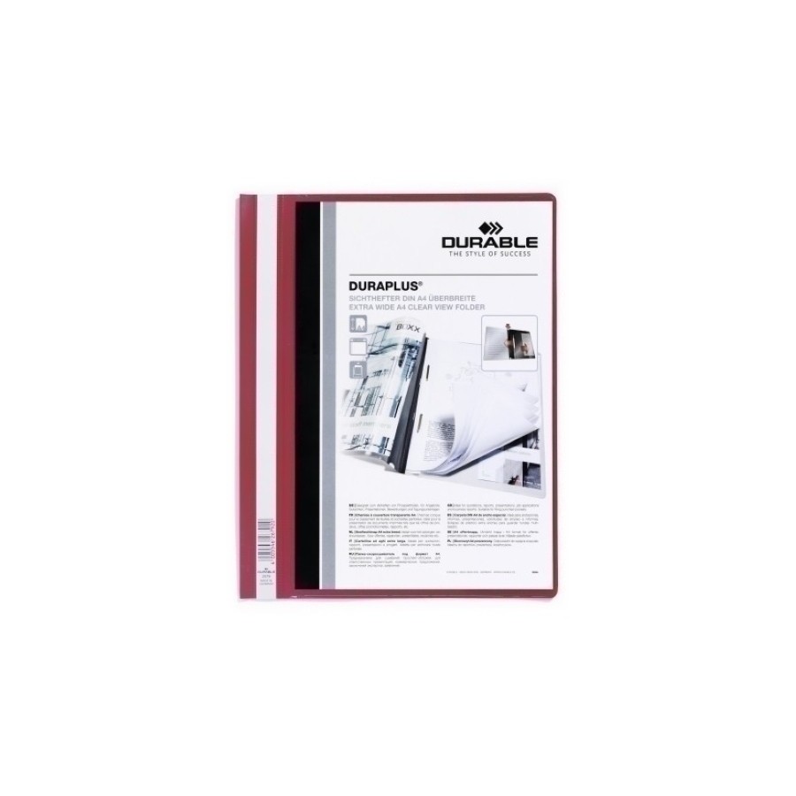 DOSSIER FASTENER DURAPLUS 2579 A4 ROJO