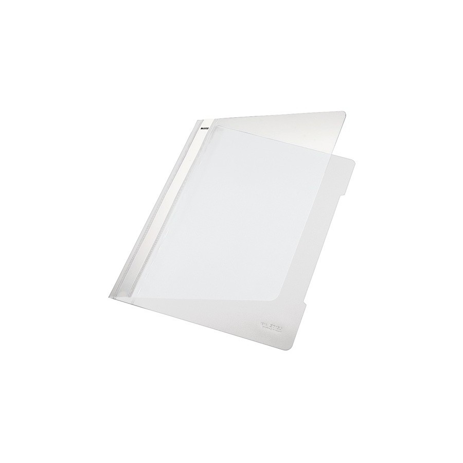 DOSSIER FASTENER LEITZ PVC A4 TARJ.BLAN.