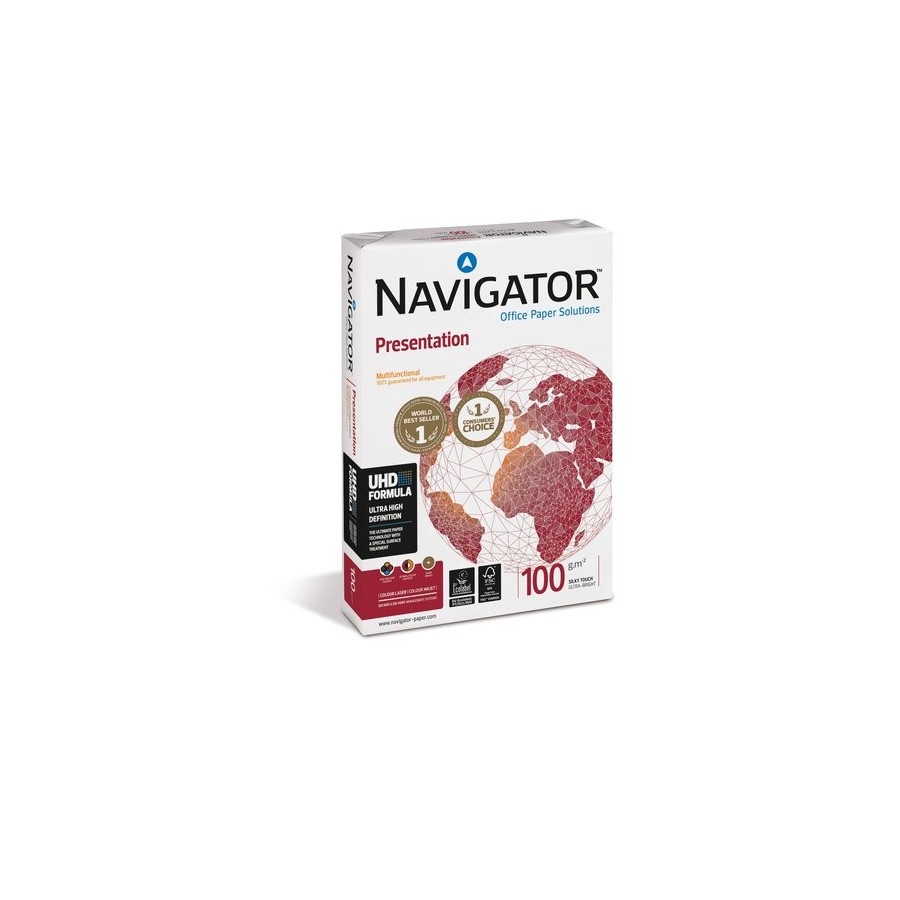 PAPEL A3 NAVIGATOR 100g 500h PRESENTAT.