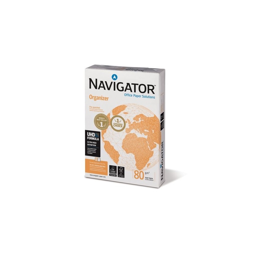 PAPEL A4 NAVIGATOR 80g 500h 4 TALAD.ORG