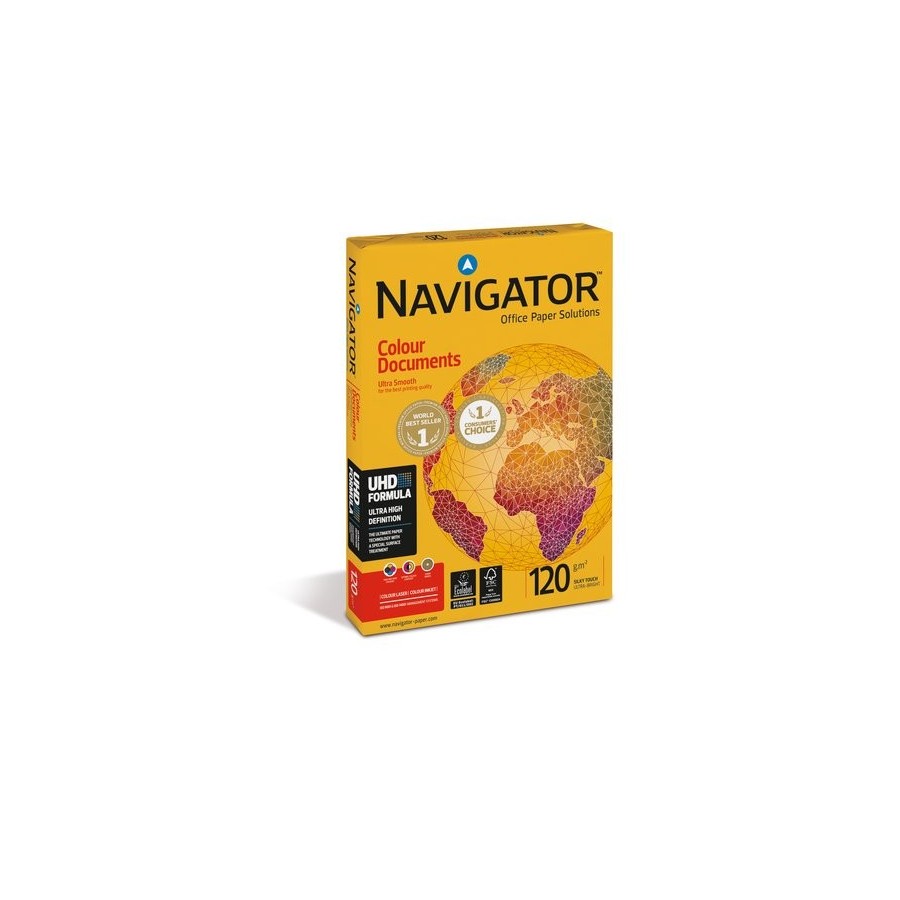 PAPEL A3 NAVIGATOR 120g 500h COLOUR DOC.