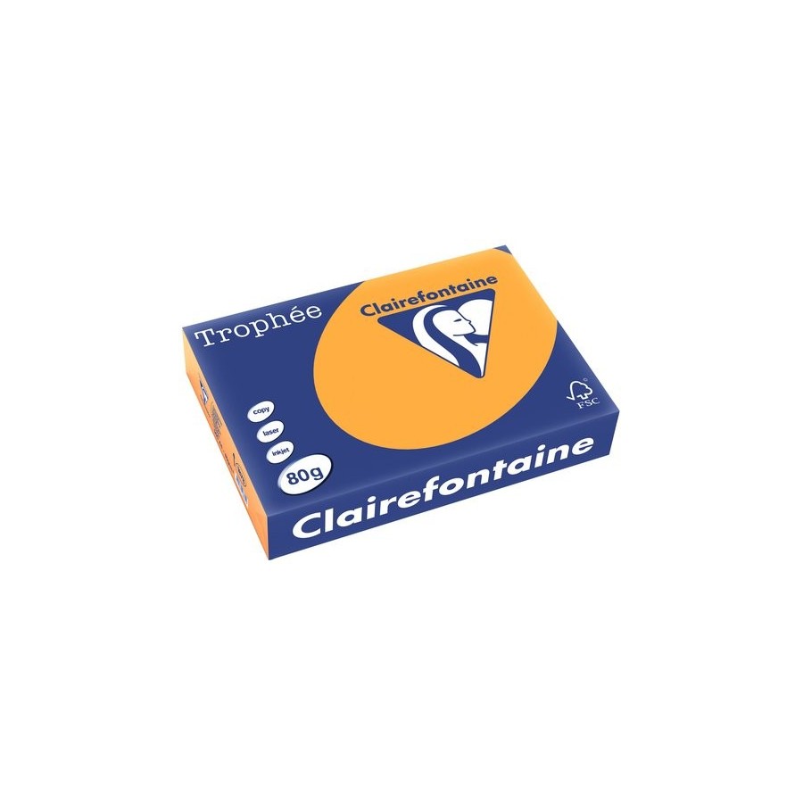 PAPEL COLOR A4 TROPHEE 80g 500h CLEMENTI