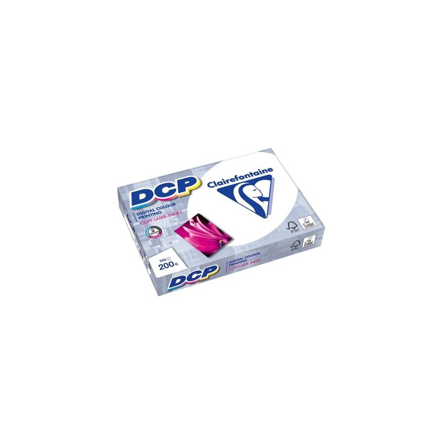 PAPEL A3 CLAIREFONTAINE DCP 200g 250h