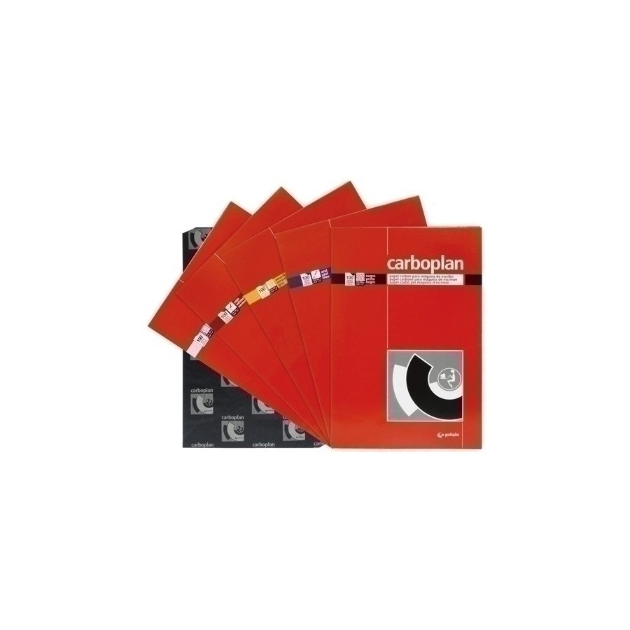 PAPEL CARBON CARBOPLAN Fº cj.100 BLANCO
