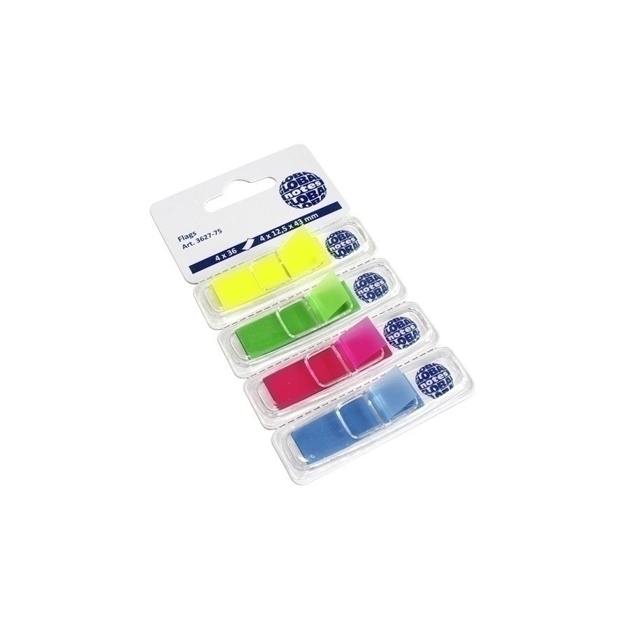 BANDERITAS ADHESIVAS 1/2" PACK 4