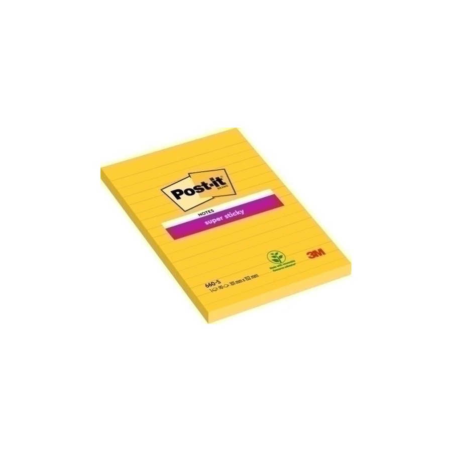 TACO NOTAS POST-IT 660 101x152 C/ LINEAS