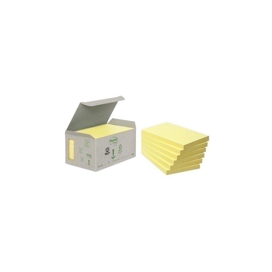 TACO NOTAS POST-IT RECICL. 655 76x127 P/