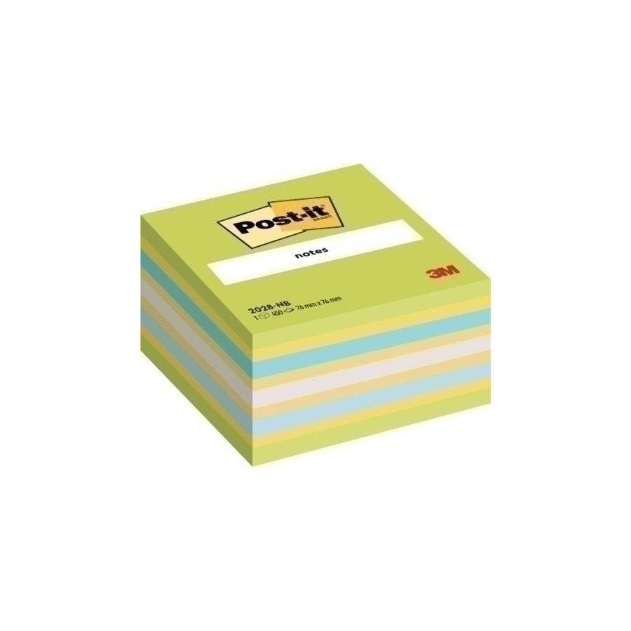 TACO NOTAS POST-IT CUBO 450 H.AZ/VER NEO