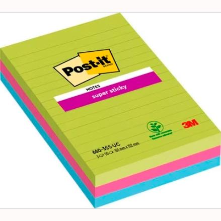 TACO NOTAS POST-IT 660 101x152 P/3