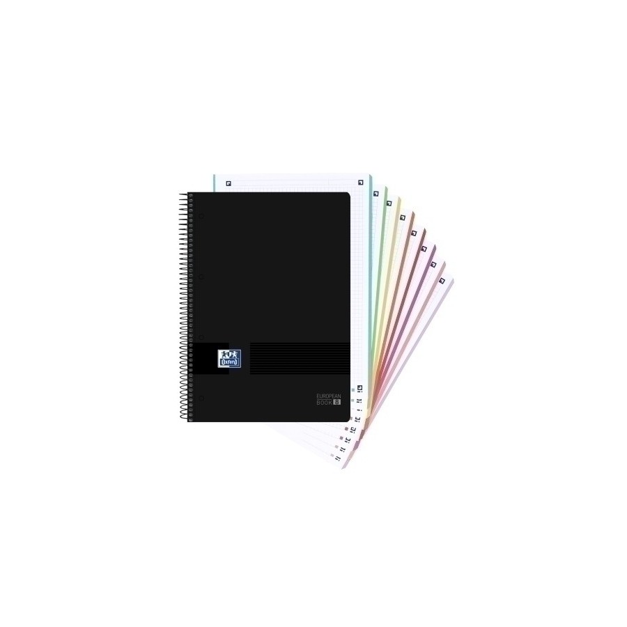 BLOC OXF. EU.BOOK 8 PP A4 160h CD.5 AZU