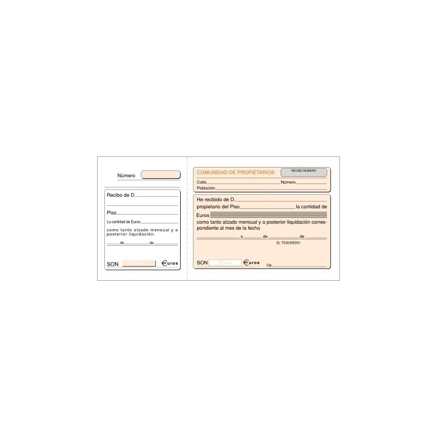 TALONARIO COMUNIDAD PROPIETARIOS LOAN