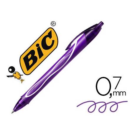ROLLER BIC GELOCITY QUICK DRY PURPURA