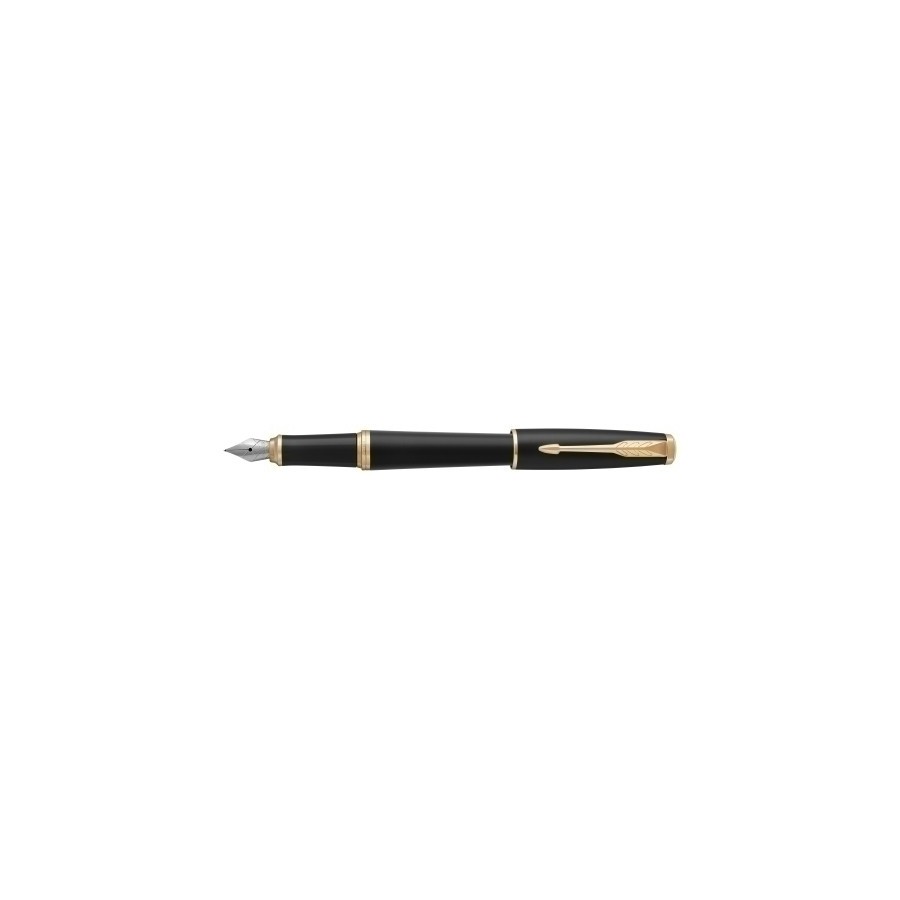 PLUMA PARKER URBAN MUTED NEGRO Y ORO