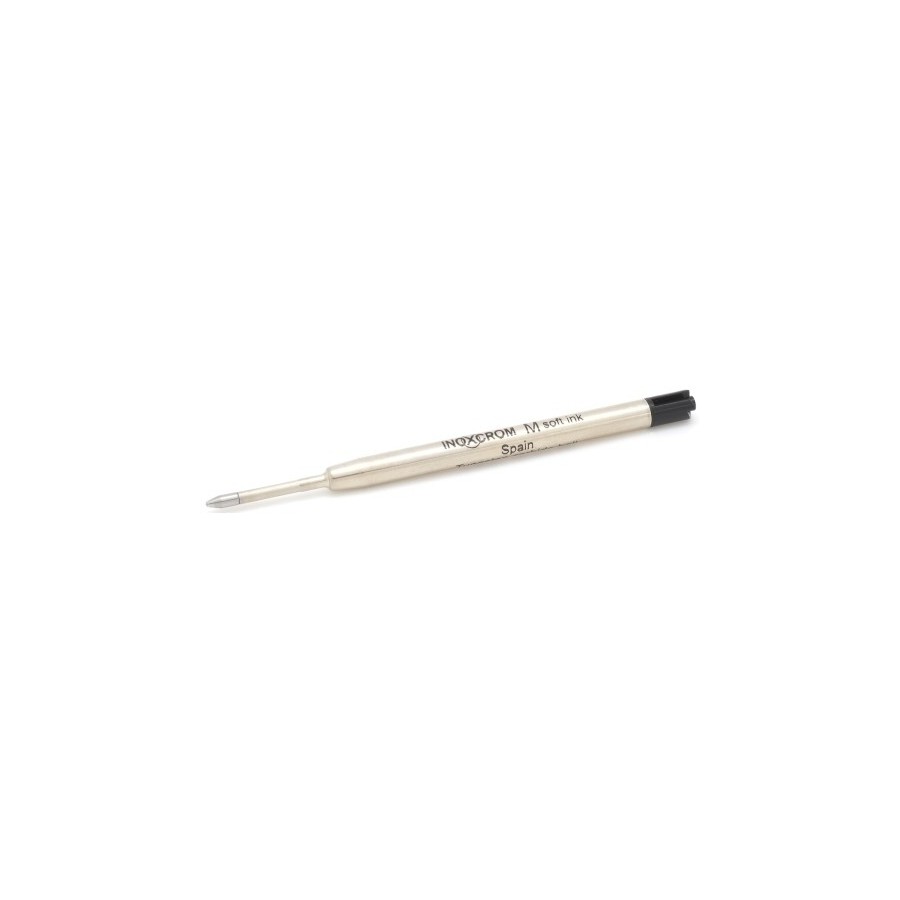 RECAMBIO INOXCROM BOLIGRAFO M MET. NEGRO