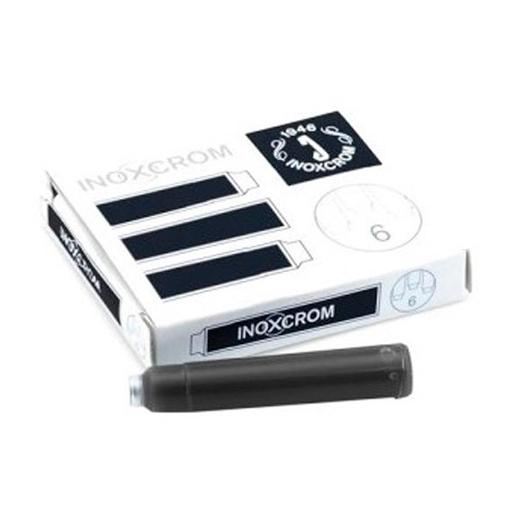TINTA ESTILOG.INOXCROM CAJA 6 CART.NEGRO