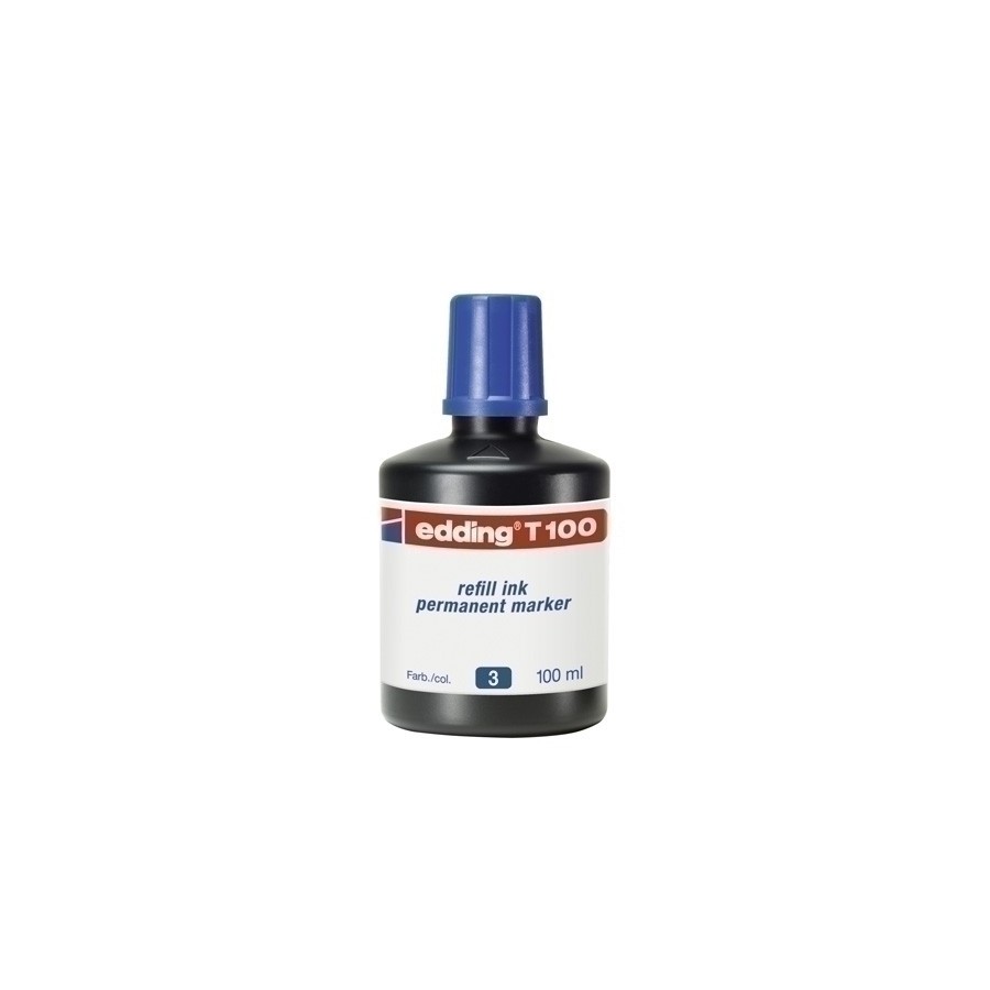 TINTA ROTUL.EDDING 100 ml T100 AZUL