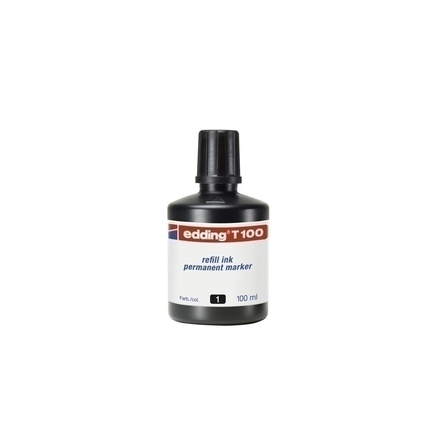 TINTA ROTUL.EDDING 100 ml T100 NEGRO
