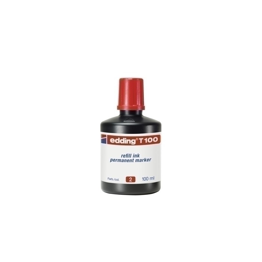 TINTA ROTUL.EDDING 100 ml T100 ROJO