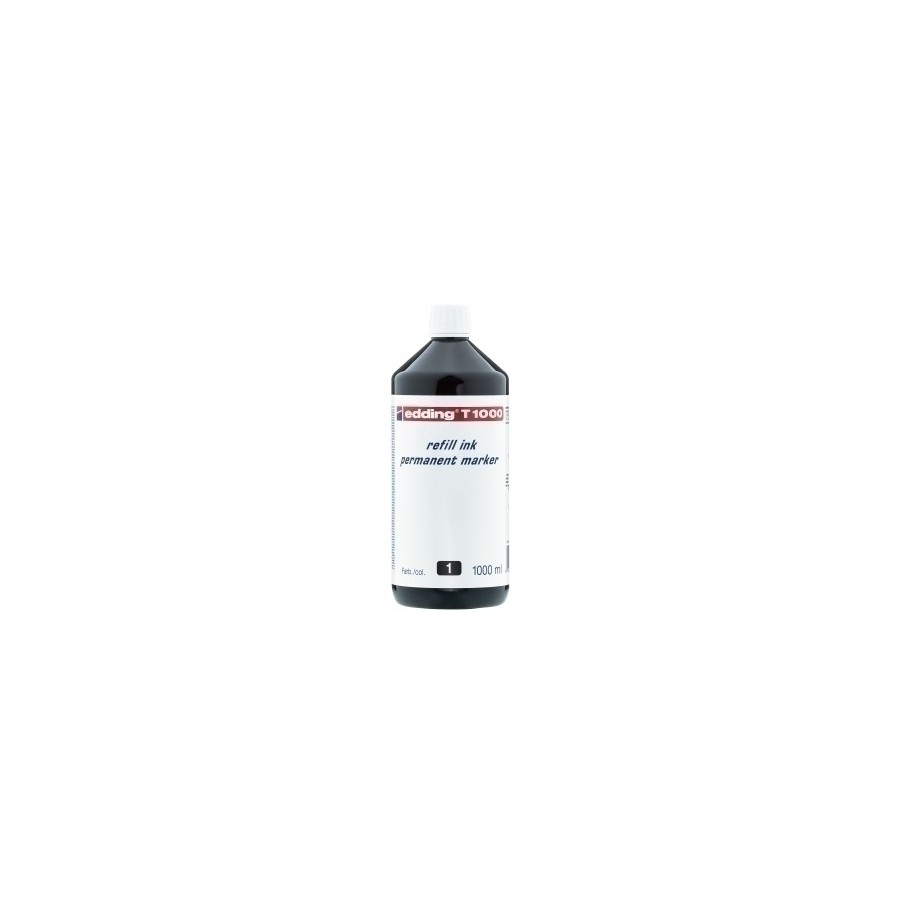 TINTA ROTUL.EDDING 1 litro T1000 NEGRO