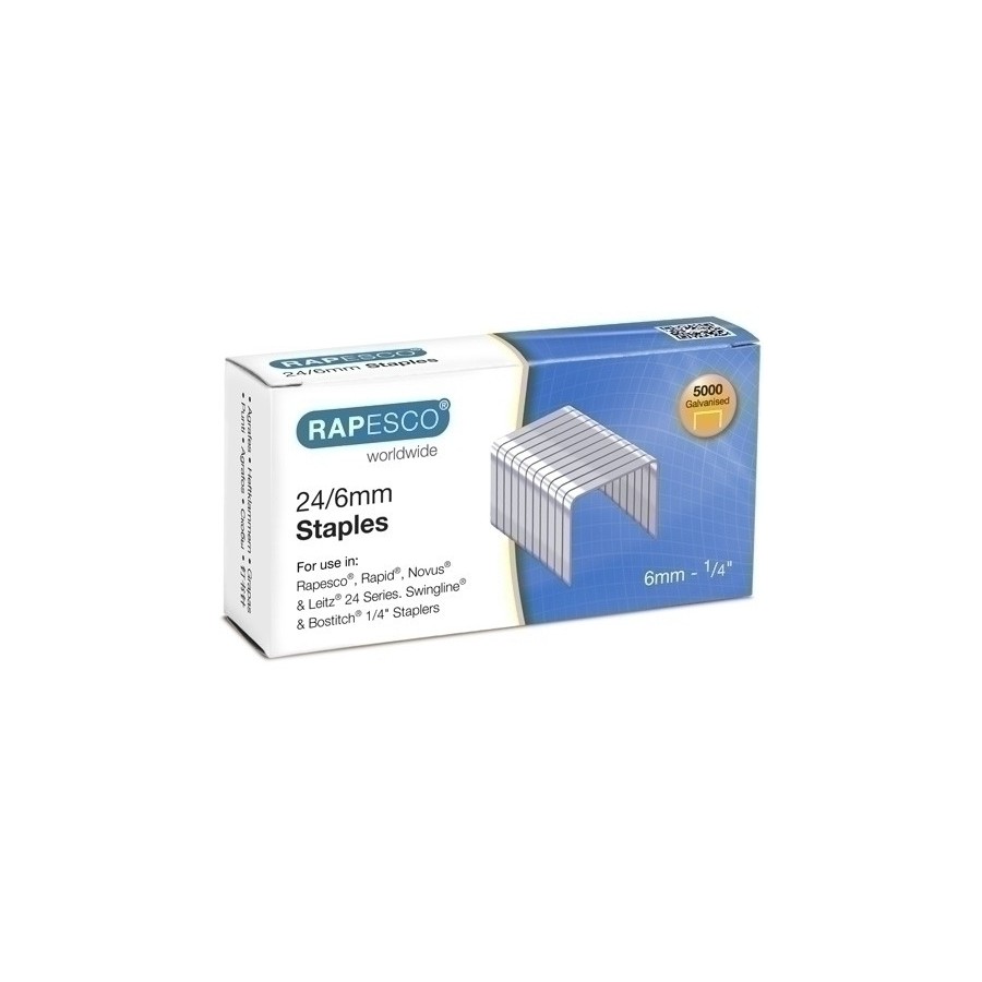 GRAPAS RAPESCO STANDARD 24/6 GALV.cj5000