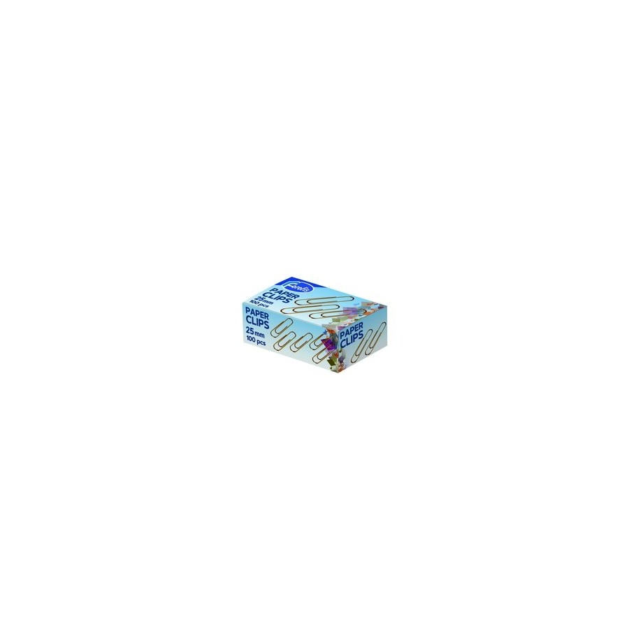 CLIP FOROFIS Nº1,5 (25 mm) DORADO C/100