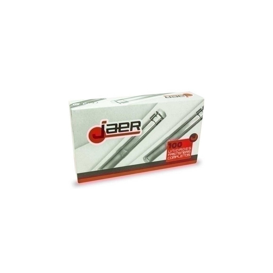 FASTENER JAER METAL DORADO C/50