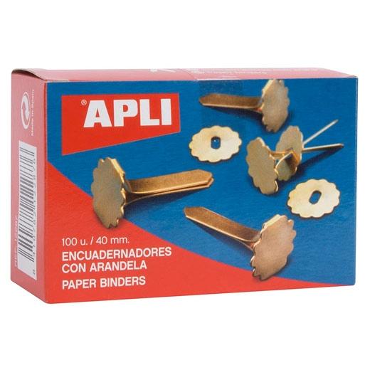 ENCUADERNADOR APLI Nº8 (40 mm) CAJA 100