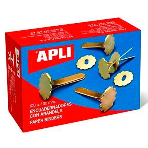 ENCUADERNADOR APLI Nº6 (30 mm) CAJA 100