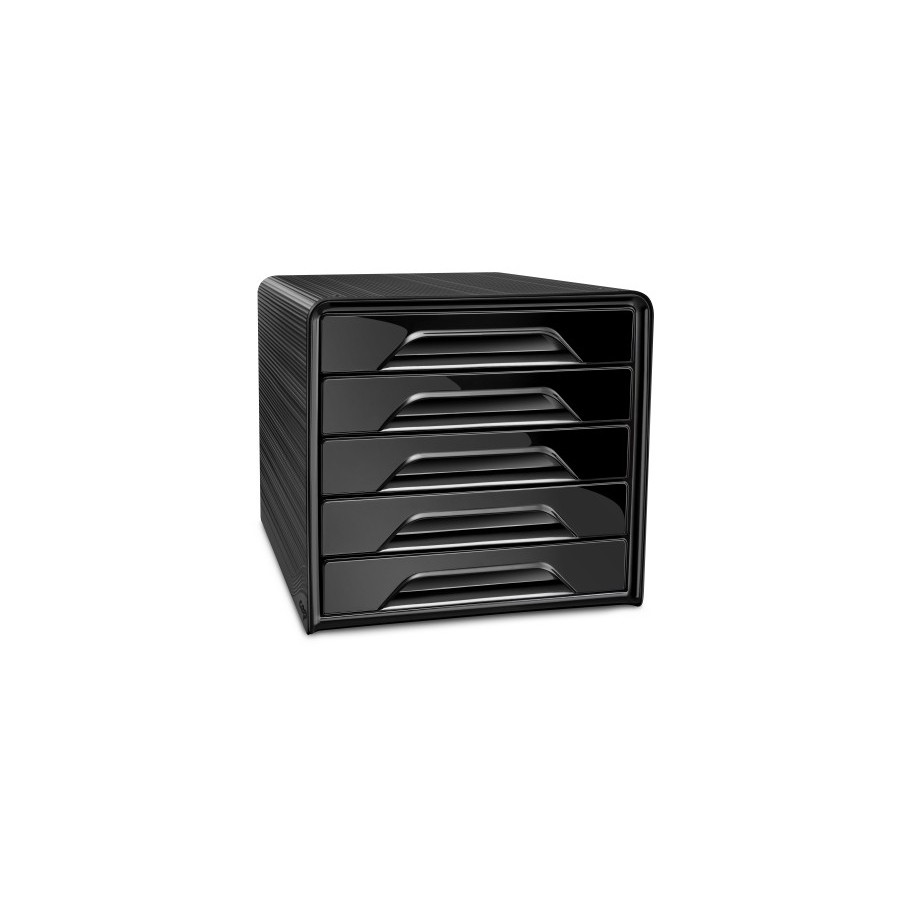 MODULO CEP ESTANDAR 5 CAJONES NEGRO