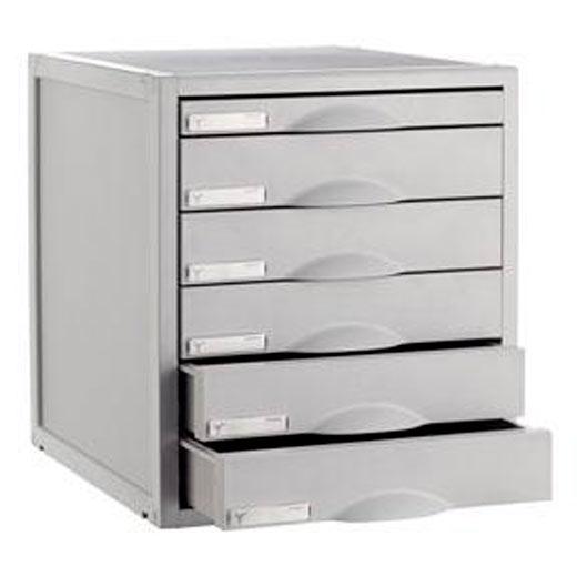 MODULO 6 CAJONES GRIS