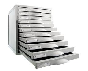 MODULO 11 CAJONES GRIS