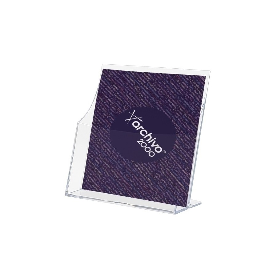 PORTAFOLLETOS A.2000 A4 VERTICAL CRISTAL
