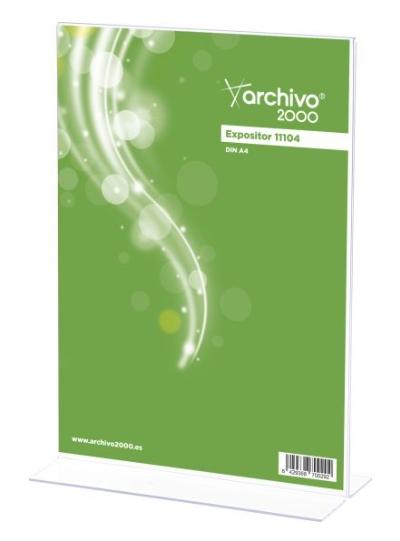EXPOSITOR SOBR. T A4 VERTICAL CRISTAL