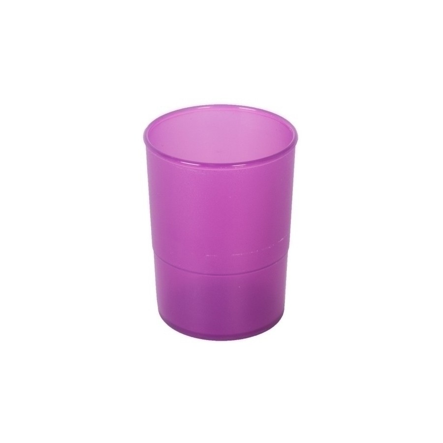 PORTA LAPICES PLASTICO REDONDO TR. MALVA